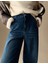Yüksek Bel Wide Leg Jean Pantolon 2