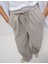 Denim Büzgülü Wide Leg Pantolon 2