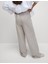 Denim Büzgülü Wide Leg Pantolon 3