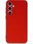 Samsung Galaxy S24 Fe Kılıf Nano Içi Kadife Silikon - Kırmızı Glstd 1