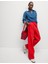 Denim Büzgülü Wide Leg Pantolon 3