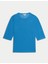 Saf Keten Dokulu T-Shirt 4