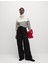 Denim Büzgülü Wide Leg Pantolon 1
