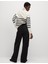 Denim Büzgülü Wide Leg Pantolon 2