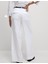 Saf Keten Wide Leg Pantolon 3