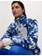 Baskılı Borg Fermuarlı Fleece Ceket 3