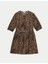Leopar Desenli Mini Elbise 5