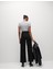 Yüksek Bel Wide Leg Grazer Jean Pantolon 2