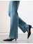 Lyocell Karışımı Yüksek Bel Flared Jeans 1
