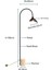 Siyah Boyalı Modern Lambader PLC-1203-L-BSY 2