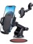 Araç Telefonu Tutucu Tutucu, [güçlü Vantuz] [askeri Sınıf Dayanıklı] Ön Cam ve Gösterge Paneli Için, Ayarlanabilir Uzun Kol iPhone 15 14 Pro Max ve Tüm Akıllı Telefonlarla Uyumlu, Siyah 1