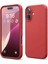 Apple iPhone 16 Kılıf Nano Içi Kadife Silikon - Kırmızı Glstd 1
