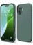 Apple iPhone 16 Kılıf Nano Içi Kadife Silikon - Koyu Yeşil Glstd 1