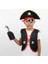 Korsan Yelek + Şapka + Kanca + Maske Çocuk Boy 4-6 Yaş 1