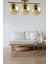 Nika Modern Salon - Mutfak - Yatak Odası Eskitme Bal Cam Modern 3 Lü Avize 3