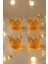 4'lü Set Kristal Taç Mumluk Gold 4