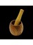 Ahşap Bambu Havan Sarımsak Dövecek Çap: 8cm--Derinlik:5.5cm--Yükseklik:9.5cm (5047) 1