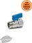 3/8” Mini Küresel Vana – %100 Pirinç Gövde, Kompakt Tasarım & 25 Bar Basınç Dayanımı 3