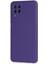 Samsung Galaxy A22 Kılıf Nano Içi Kadife Silikon - Mor Glstd 1