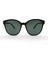 B-5040-C06 Kadın Güneş Gözlüğü Siyah Mat Kemik Çerçeve Yeşil Cam 1