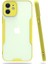 Apple iPhone 12 Kılıf Platin Silikon - Sarı Glstd 1