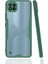 Realme C11 2021 Kılıf Platin Silikon - Yeşil Glstd 1