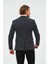 Erkek Slim Fit Blazer Ceket Lacivert Desenli 4