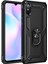 Xiaomi Redmi 9A Kılıf Sofya Yüzüklü Silikon Kapak - Siyah Glstd 1
