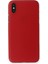 Apple iPhone X Kılıf Pp Ultra Ince Kapak - Kırmızı Glstd 1
