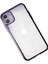 Apple iPhone 12 Kılıf Element Silikon - Mor Glstd 1