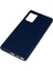 Samsung Galaxy Note 20 Kılıf Nano Içi Kadife Silikon - Lacivert Glstd 1