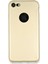Apple iPhone 7 Kılıf First Silikon - Gold Glstd 1