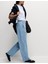 Saf Pamuk Poplin Straight Leg Pantolon 1