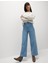 Yüksek Bel Wide Leg Grazer Jean Pantolon 1