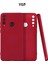 Huawei Y6P Kılıf First Silikon - Bordo Glstd 1