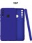 Huawei Y6P Kılıf First Silikon - Lacivert Glstd 1