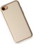 Apple iPhone 7 Kılıf Coco Deri Silikon Kapak - Gold Glstd 1