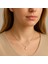Kalpli Çelik Ince Zincirli Kolye Kadın 2