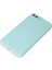 Apple iPhone 7 Plus Kılıf First Silikon - Turkuaz Glstd 1