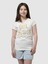 Kız Çocuk Kırık Beyaz Grafik T-Shirt 1