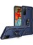 Samsung Galaxy S21 Plus Kılıf Sofya Yüzüklü Silikon Kapak - Lacivert Glstd 1