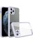Apple iPhone 11 Pro Kılıf Miami Şeffaf Silikon - Lila Glstd 1