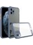 Apple iPhone 11 Pro Kılıf Miami Şeffaf Silikon - Gri Glstd 1