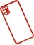 Samsung Galaxy M31 Kılıf Miami Şeffaf Silikon - Kırmızı Glstd 1