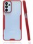 Samsung Galaxy M23 Kılıf Platin Silikon - Kırmızı Glstd 1