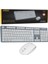 Everest KM-6063 Beyaz/gri Kablosuz Q Multımedya Klavye+Mouse Set (4887) 1