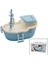 Büyük Gemi Kumbara Kilitli Renkli Pls. TBN:10X18CM - Güverte: 14.5X24.5CM Y: 8-10-13CM (4887) 1