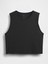 Kadın Siyah Gapfit Breathe Crop T-Shirt 3