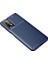 Xiaomi Redmi 9t Kılıf Auto Focus Karbon Kapak - Lacivert Glstd 1