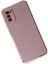 Samsung Galaxy A03S Kılıf Volet Silikon - Mor Glstd 1